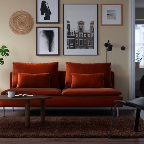 IKEA - BREVBARARE, large rug, dark brown, 160x230 cm