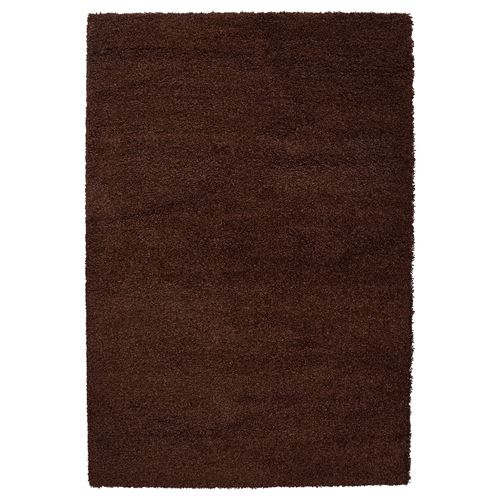 IKEA - BREVBARARE, large rug, dark brown, 160x230 cm