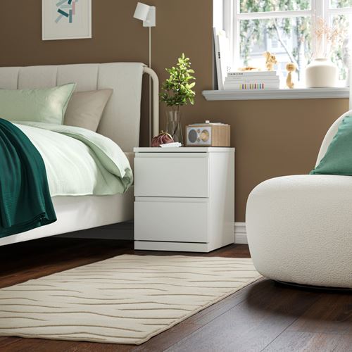 IKEA - STORKLINTA, bedside table, white, 40x50x53 cm