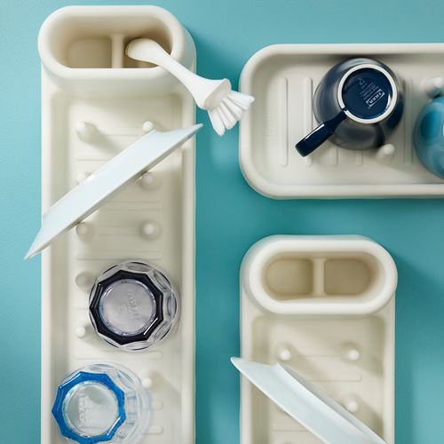 IKEA - STAMLING, dish drainer, off white, 48 cm