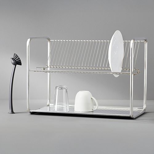 IKEA - ORDNING, dish drainer, stainless steel, 50x27x36 cm