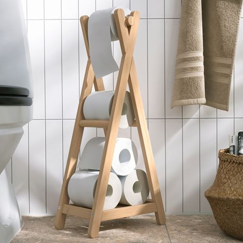 IKEA - STEGESUND, toilet roll holder, light bamboo