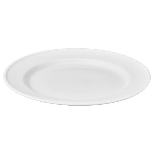 IKEA - VARDAGEN, side plate, white, 22 cm