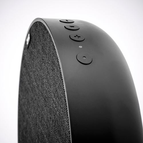 IKEA - SOLSKYDD, taşınabilir bluetooth hoparlör, siyah, 19 cm