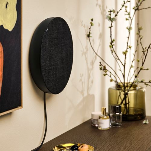 IKEA - SOLSKYDD, bluetooth hoparlör, siyah, 29 cm