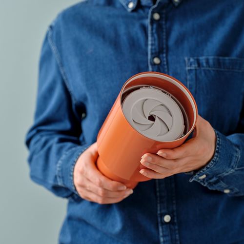 IKEA - SPETSBOJ, masa lambası, turuncu, 22 cm