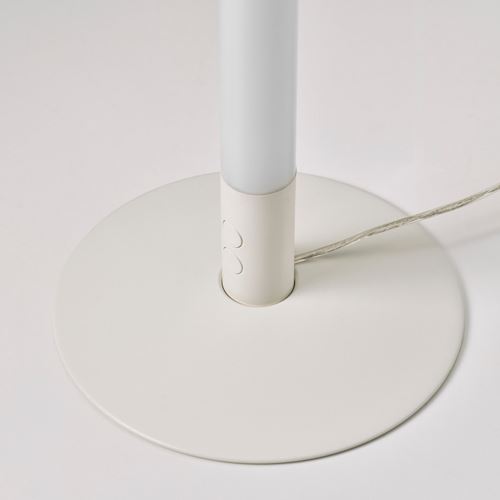 IKEA - FÖRLIG, LED'li yer/duvar lambası, beyaz, 132 cm