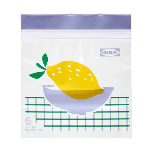 IKEA - ISTAD, resealable bag, multicolour, 0,3 l