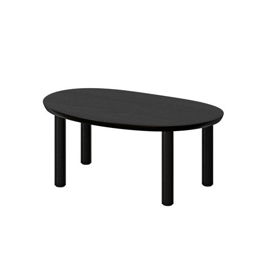 IKEA - ÖRTRASK, coffee table, black-ash effect, 75x48 cm