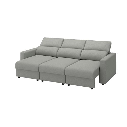 IKEA - MALMKÖPING, 3-seat sofa, tibbleby beige-grey