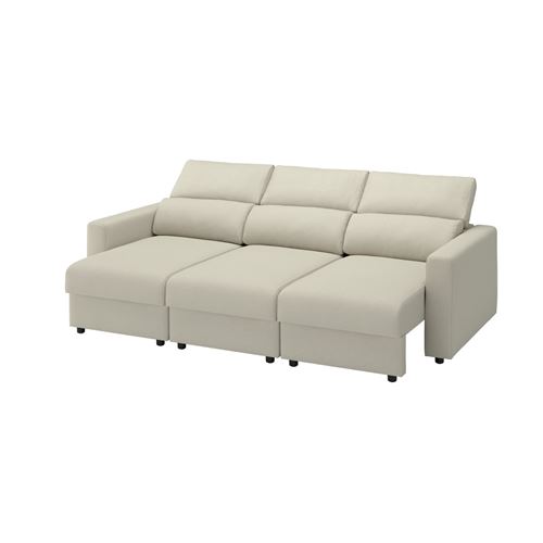 IKEA - MALMKÖPING, 3-seat sofa, tibbleby light beige