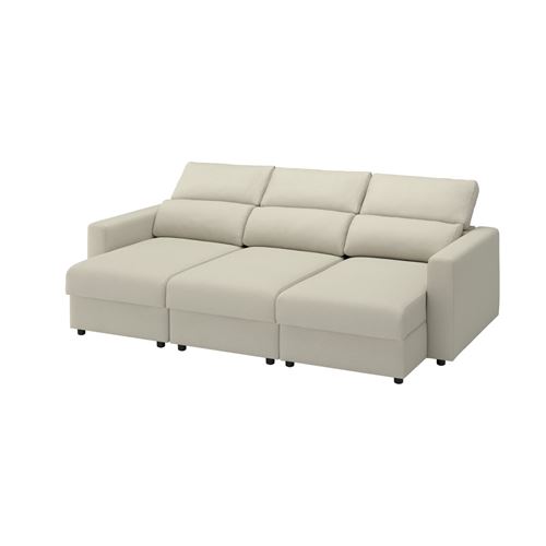3-seat sofa with chaise longue