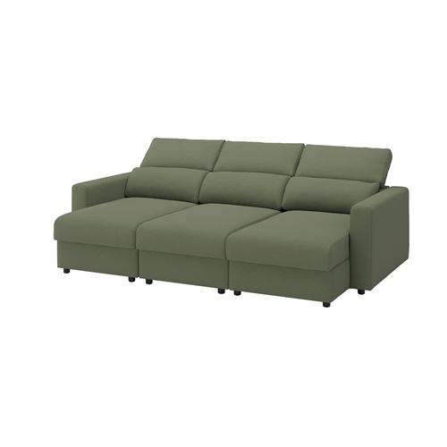 3-seat sofa with chaise longue