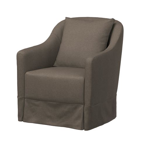 IKEA - NORDKROKEN, rocking single seat cover, gransel grey-brown