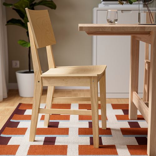 IKEA - KARSKAR, wooden chair, rubber