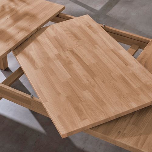 IKEA - KARSKAR, extendable dining table, rubber, 240/300x100 cm