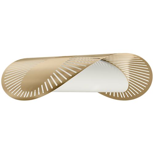 IKEA - KVALLSDOPP, sarkıt lamba abajur başlığı, pirinç rengi, 52 cm