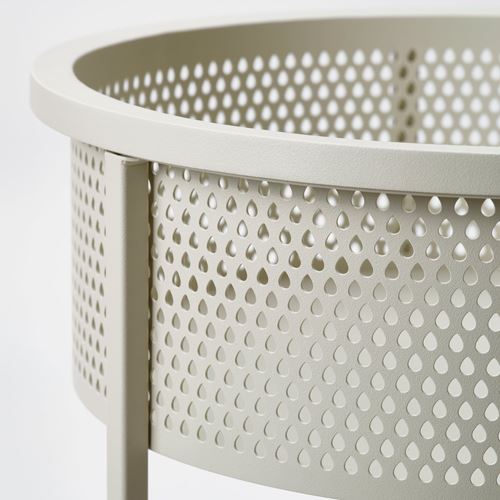 IKEA - BLAKRAKA, plant stand, light grey/beige, 54 cm