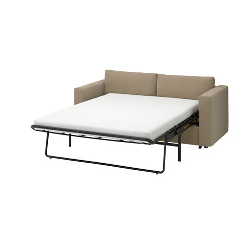 IKEA - VIMLE, 2-seat sofa-bed, Johanneshov brown-beige