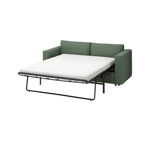 IKEA - VIMLE, 2-seat sofa-bed, Knaback grey-green