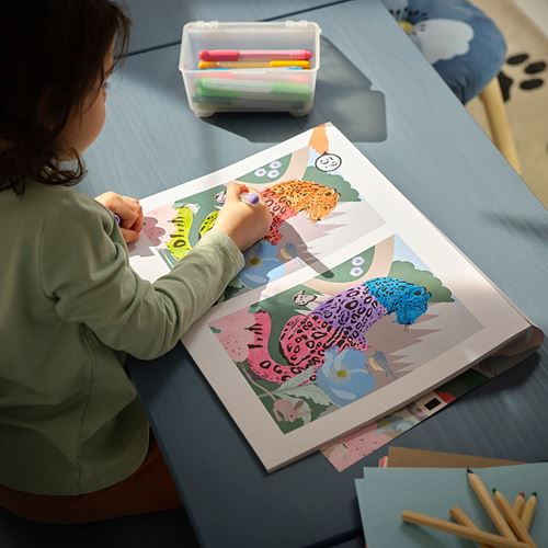 IKEA - ALPTALL, aktivite kitabı, çok renkli
