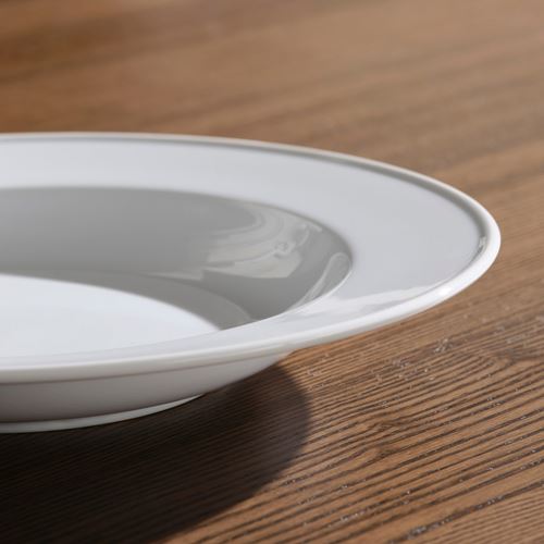 IKEA - VARDAGEN, deep plate, white, 25 cm