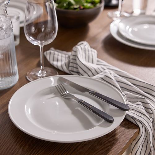 IKEA - VARDAGEN, plate, white, 27 cm