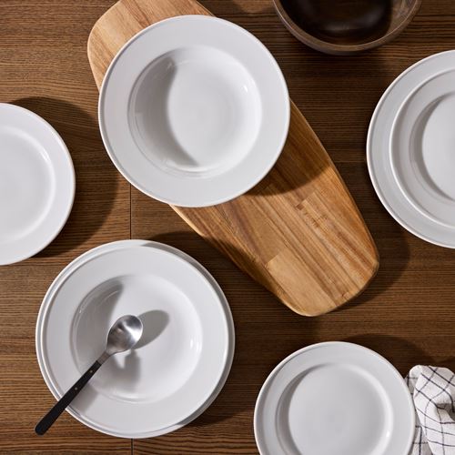 IKEA - VARDAGEN, deep plate, white, 25 cm