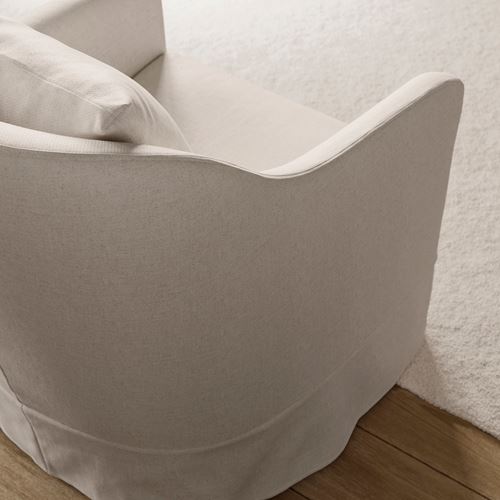 IKEA - NORDKROKEN, rocking and swivel chair, gransel natural