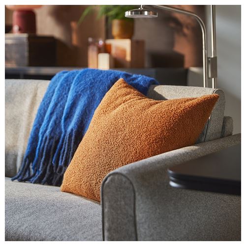 IKEA - KRYDDBUSKE, cushion cover, brown-red, 50x50 cm