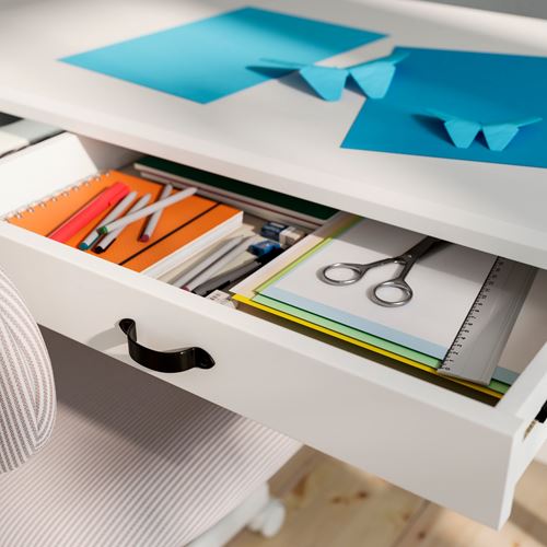 IKEA - BRYTNING, desk, white, 110x53x75 cm