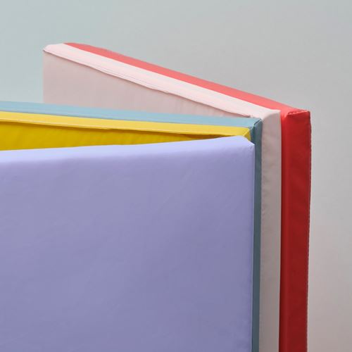 IKEA - PLUFSIG, katlanır jimnastik minderi, kırmızı-lila, 78x185 cm