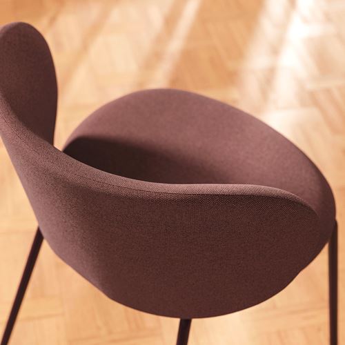 IKEA - KRYLBO, upholstered chair, Tibbleby dark red