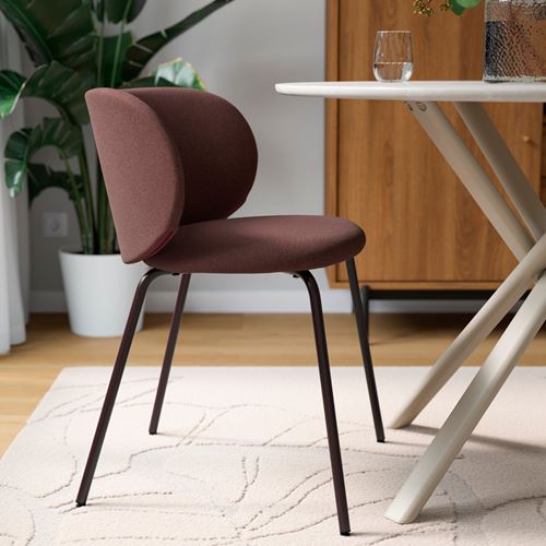 IKEA - KRYLBO, upholstered chair, Tibbleby dark red