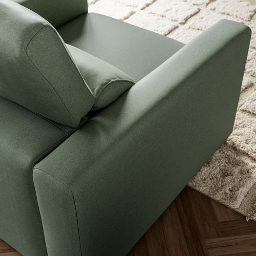 IKEA - MALMKÖPING, armchair, tibbleby gray-green
