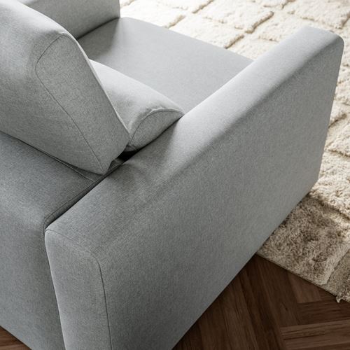 IKEA - MALMKÖPING, armchair, tibbleby beige-grey