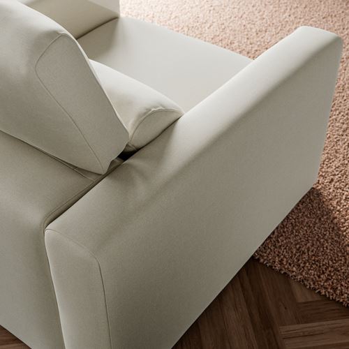 IKEA - MALMKÖPING, armchair, tibbleby light beige