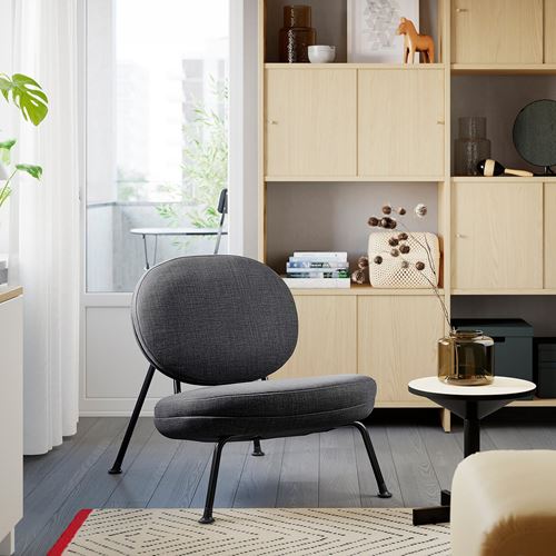 IKEA - VEINGE, armchair, skiftebo anthracite
