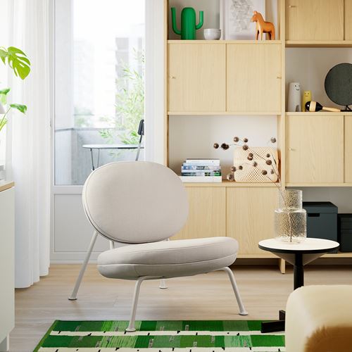 IKEA - VEINGE, armchair, skiftebo light beige