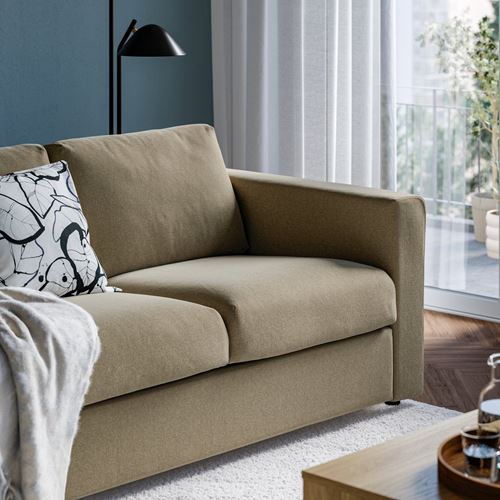 IKEA - VIMLE, 3-seat sofa, Johanneshov brown-beige