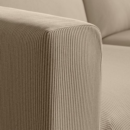 IKEA - VIMLE, uzanma koltuklu 3'lü kanepe, Johanneshov kahverengi-bej