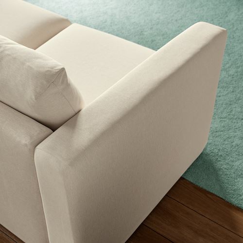 IKEA - VIMLE, uzanma koltuklu 3'lü kanepe, knaback açık bej
