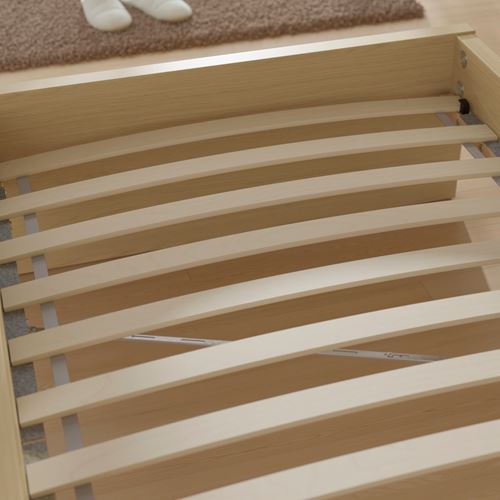 IKEA - STORKLINTA/LURÖY, single bed, oak effect, 90x200 cm