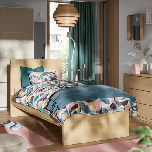 IKEA - STORKLINTA, single bed, oak effect, 90x200 cm