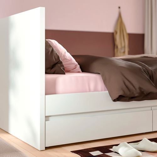 IKEA - STORKLINTA, double bed, white, 160x200 cm