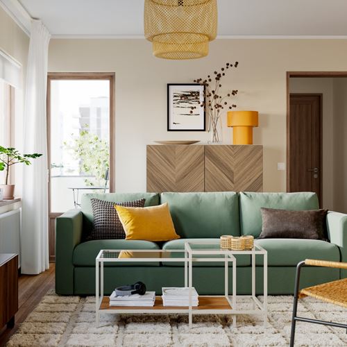 IKEA - VIMLE, 3-seat sofa, knaback light beige