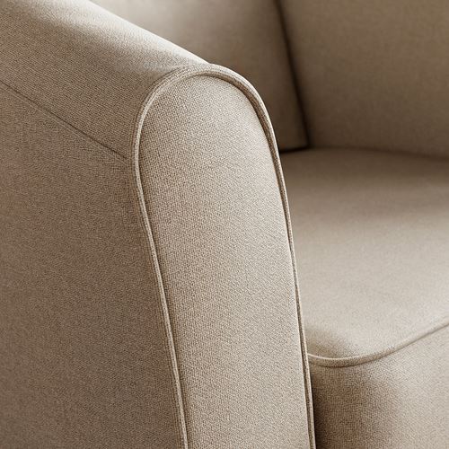 IKEA - TULLSTA, armchair cover, naggen beige