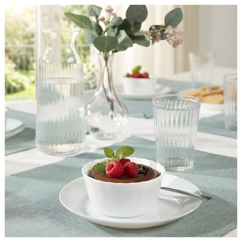 IKEA - FISKTARNA, sufle kabı, beyaz, 11 cm