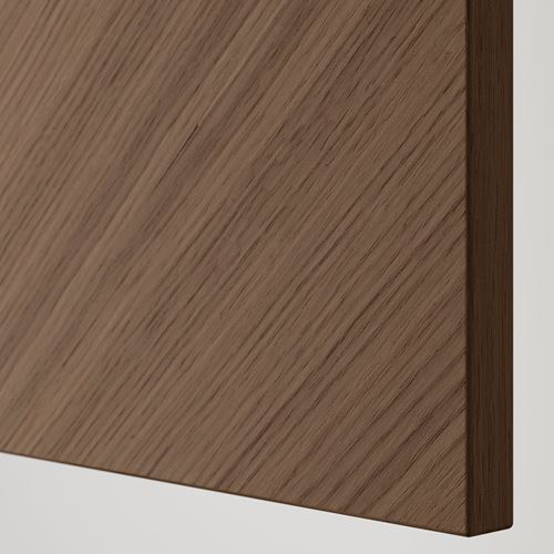 IKEA - HEDEVIKEN, drawer front, brown-oak veneer, 60x26 cm