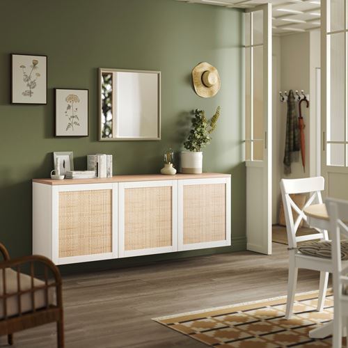 IKEA - BESTA, wall cabinet, white, STUDSVIKEN